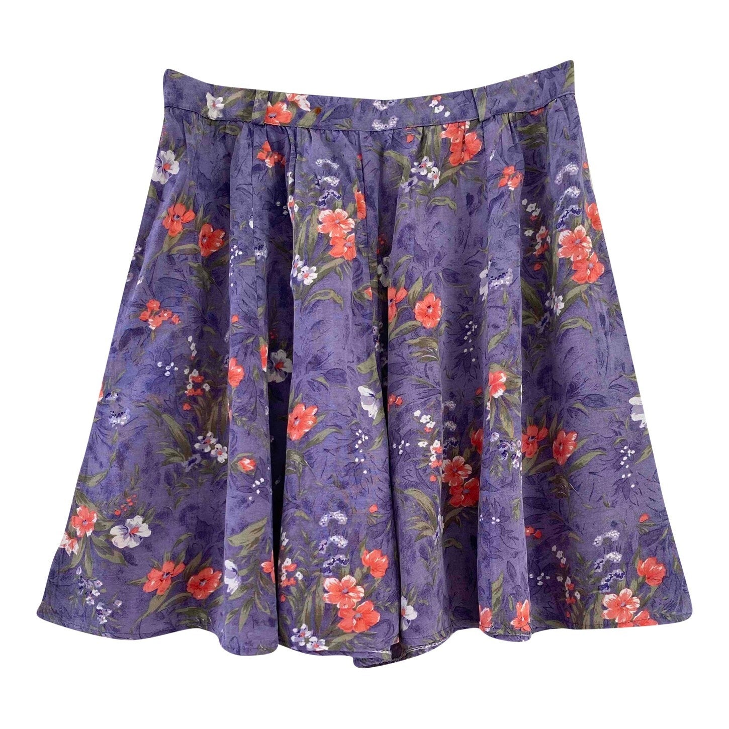 Floral mini skirt