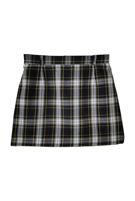 Wool mini skirt