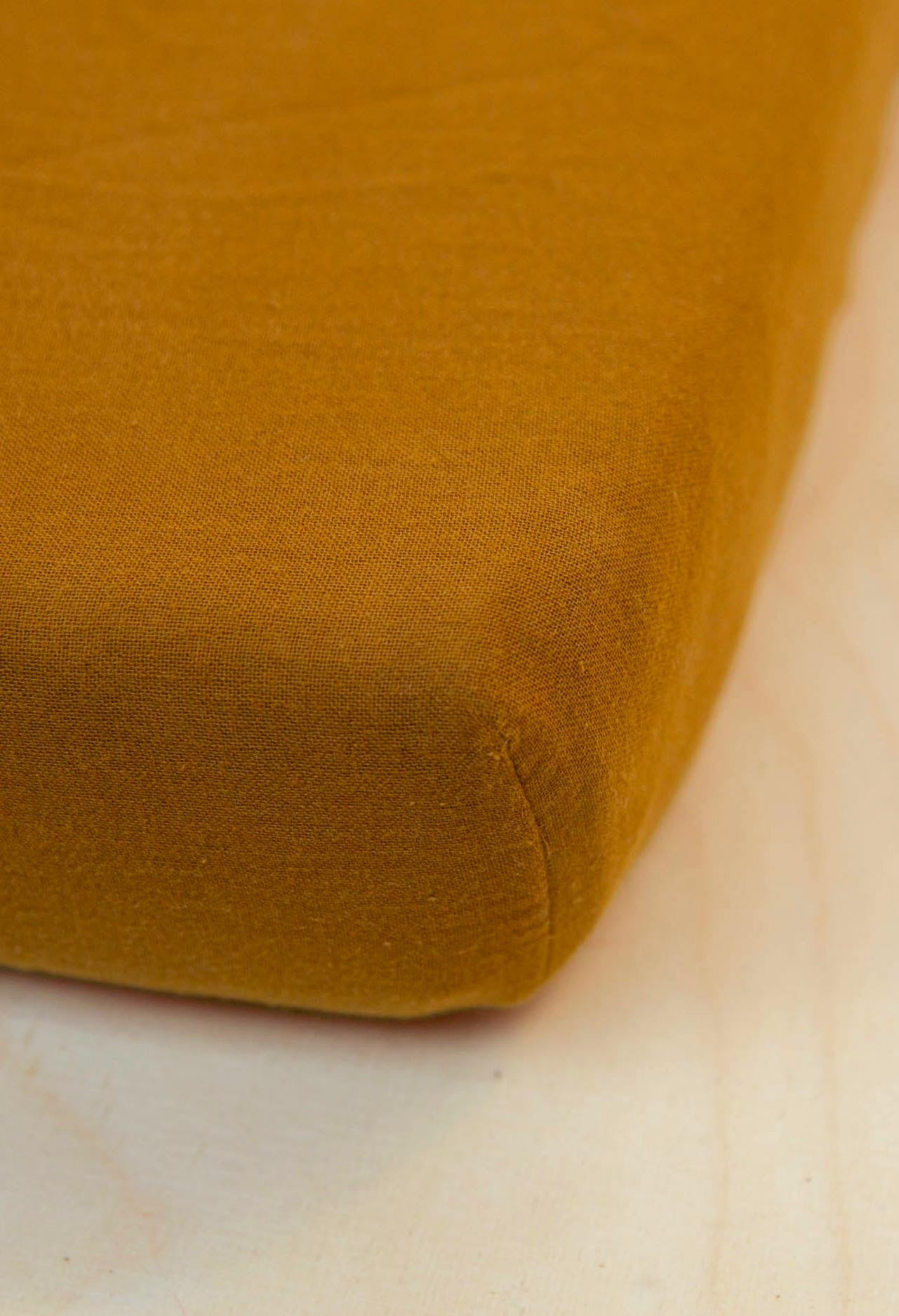 Drap Housse En Gaze De Coton Ambre 180 X 200 Cm