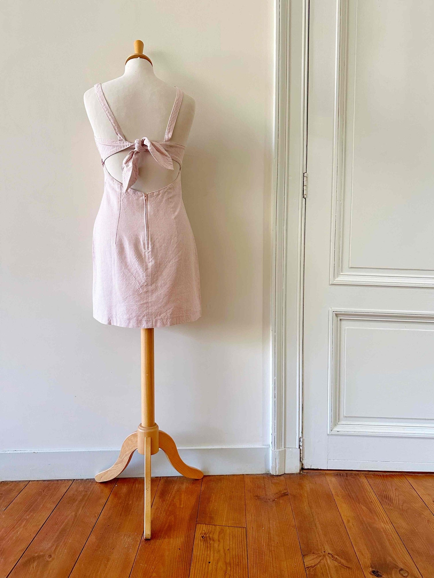 Mini linen dress