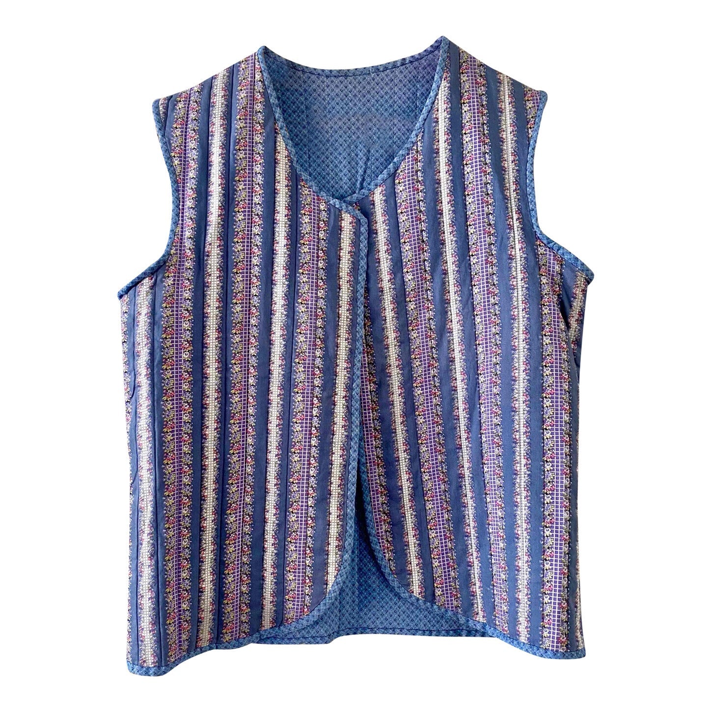 Reversible quilted vest