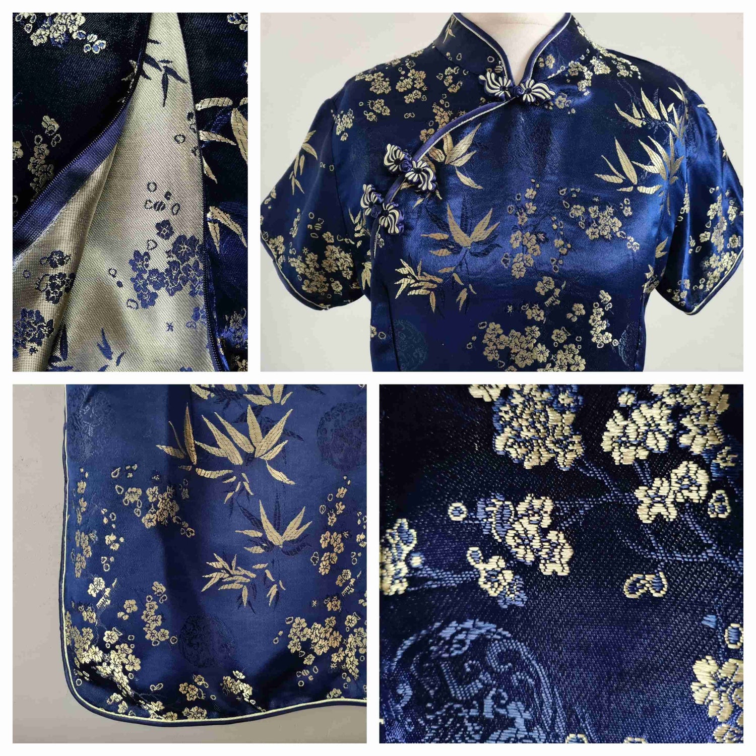 Top en soie asiatique