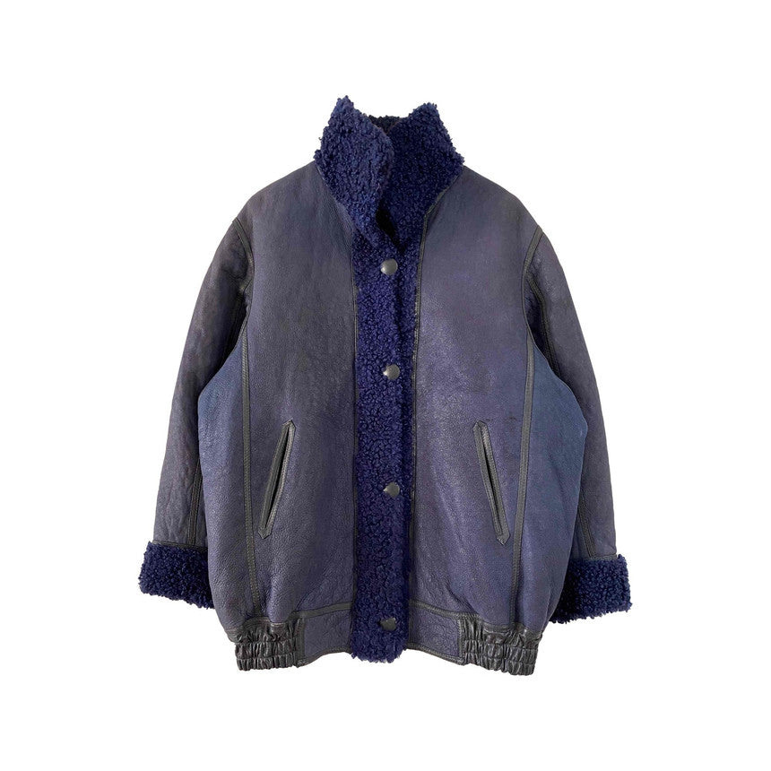 Reversible wool-like fabric