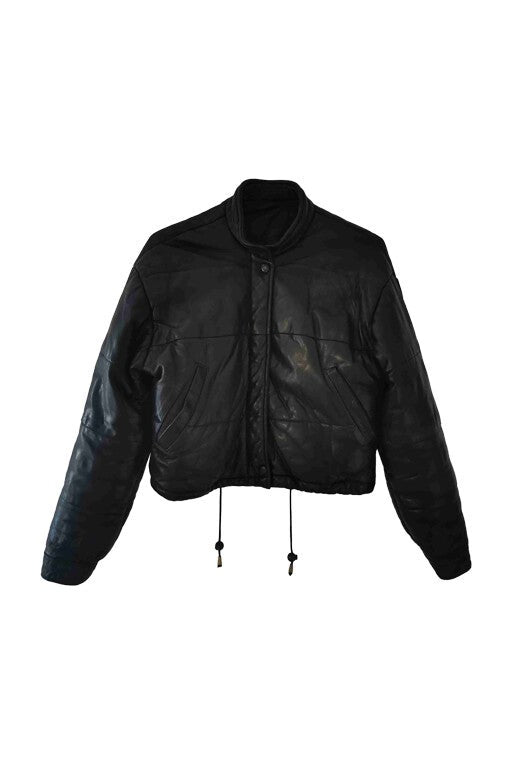 Doudoune en cuir