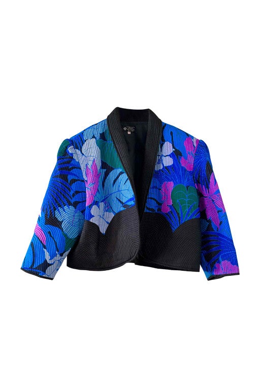 Veste matelassée en soie