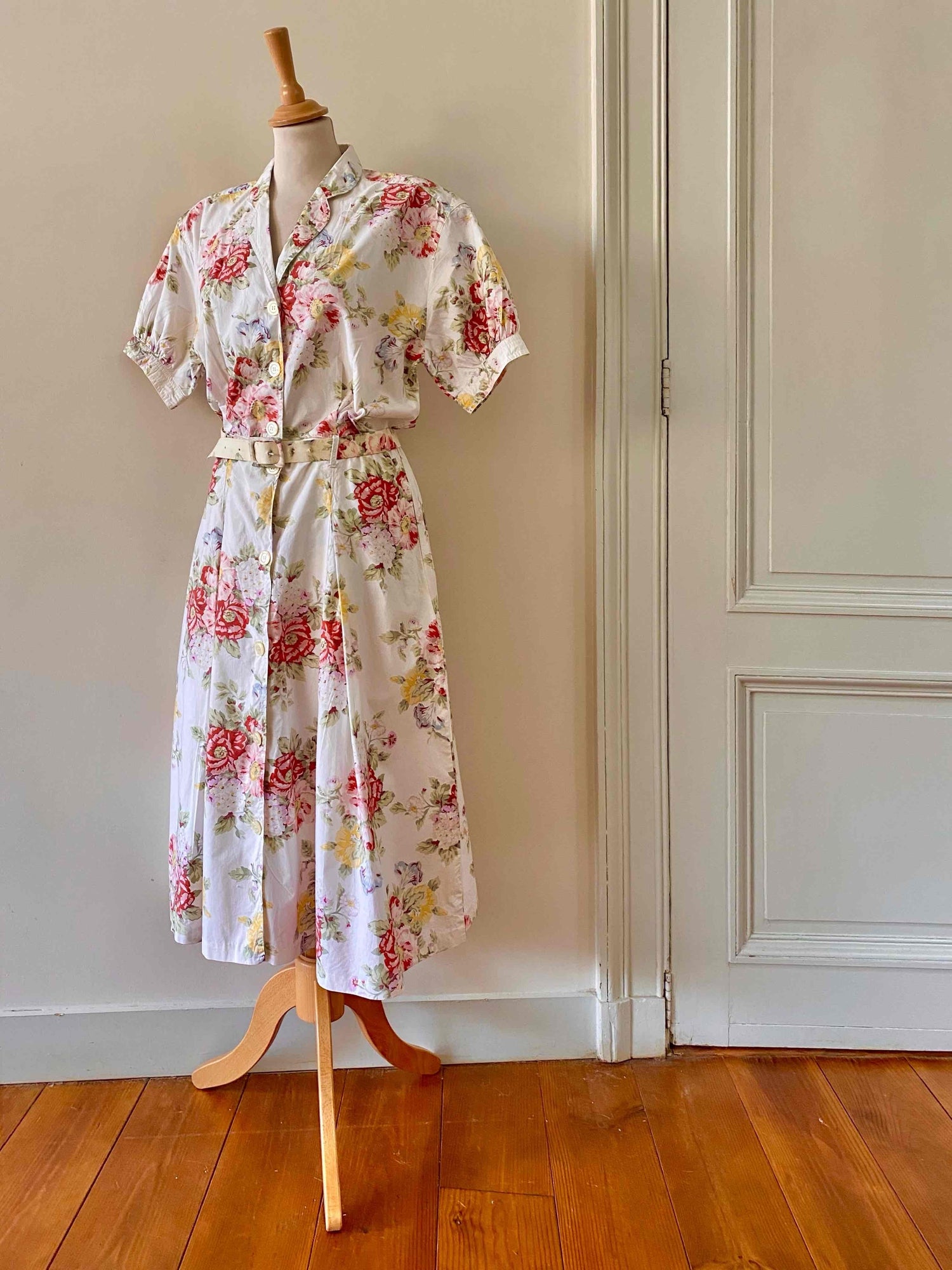 Robe fleurie en coton