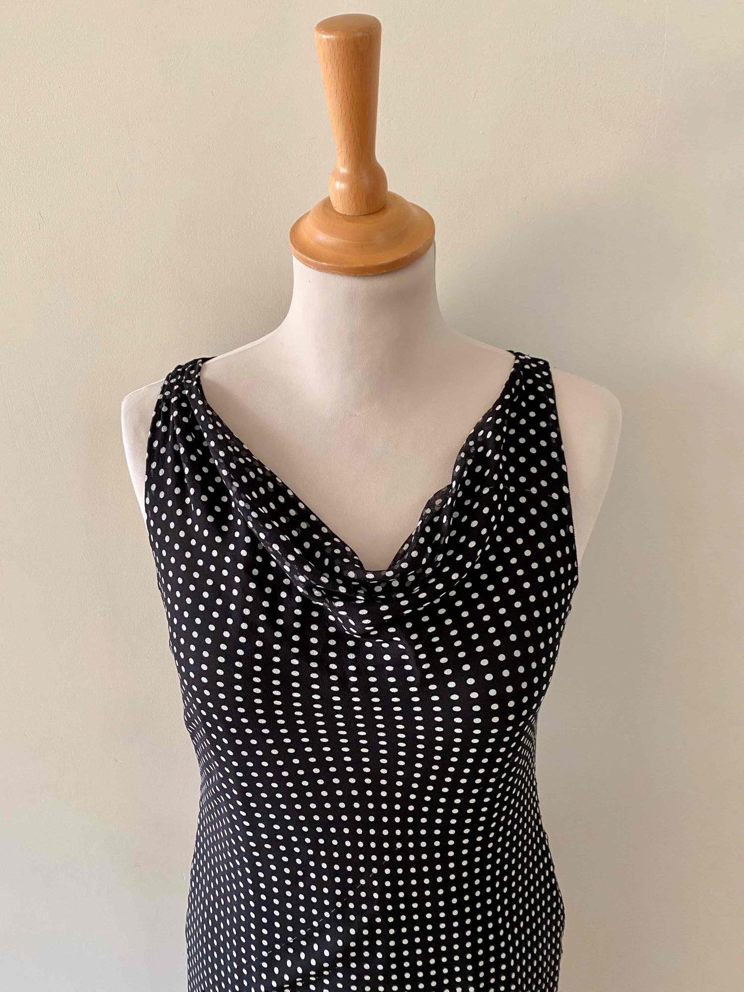 Silk midi dress