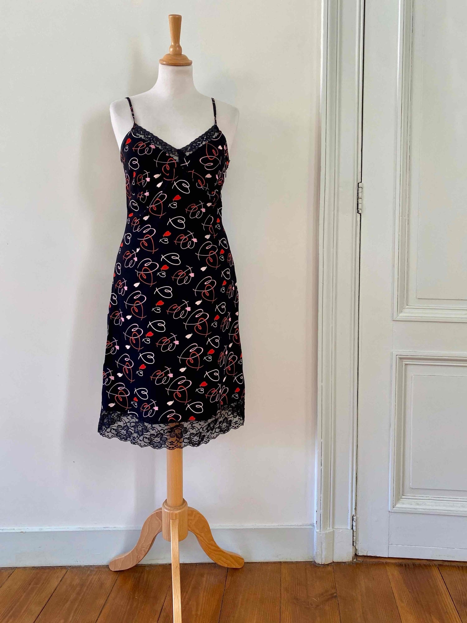 Nightgown with hearts