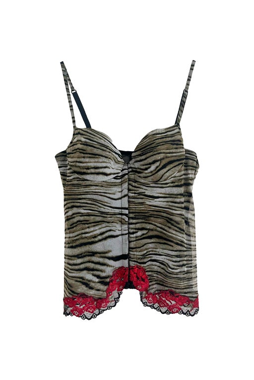Animal print camisole