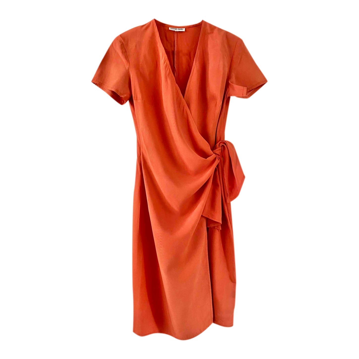 Silk wrap dress