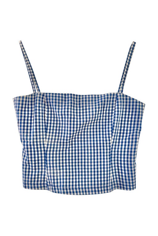 Vichy crop top