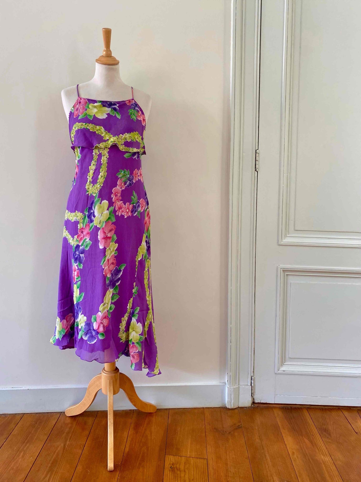 Robe nuisette dos nu