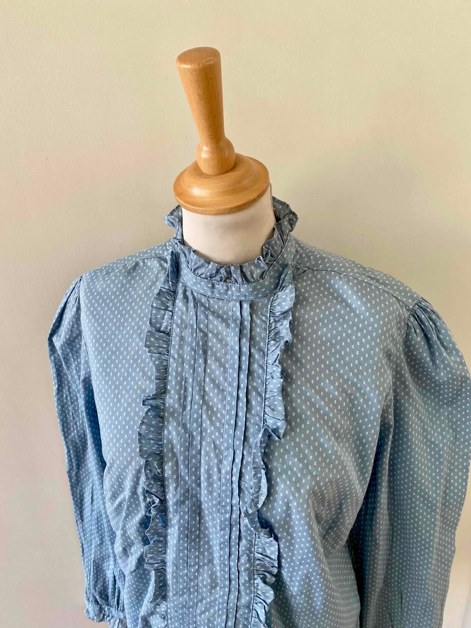 Austrian-style cotton blouse
