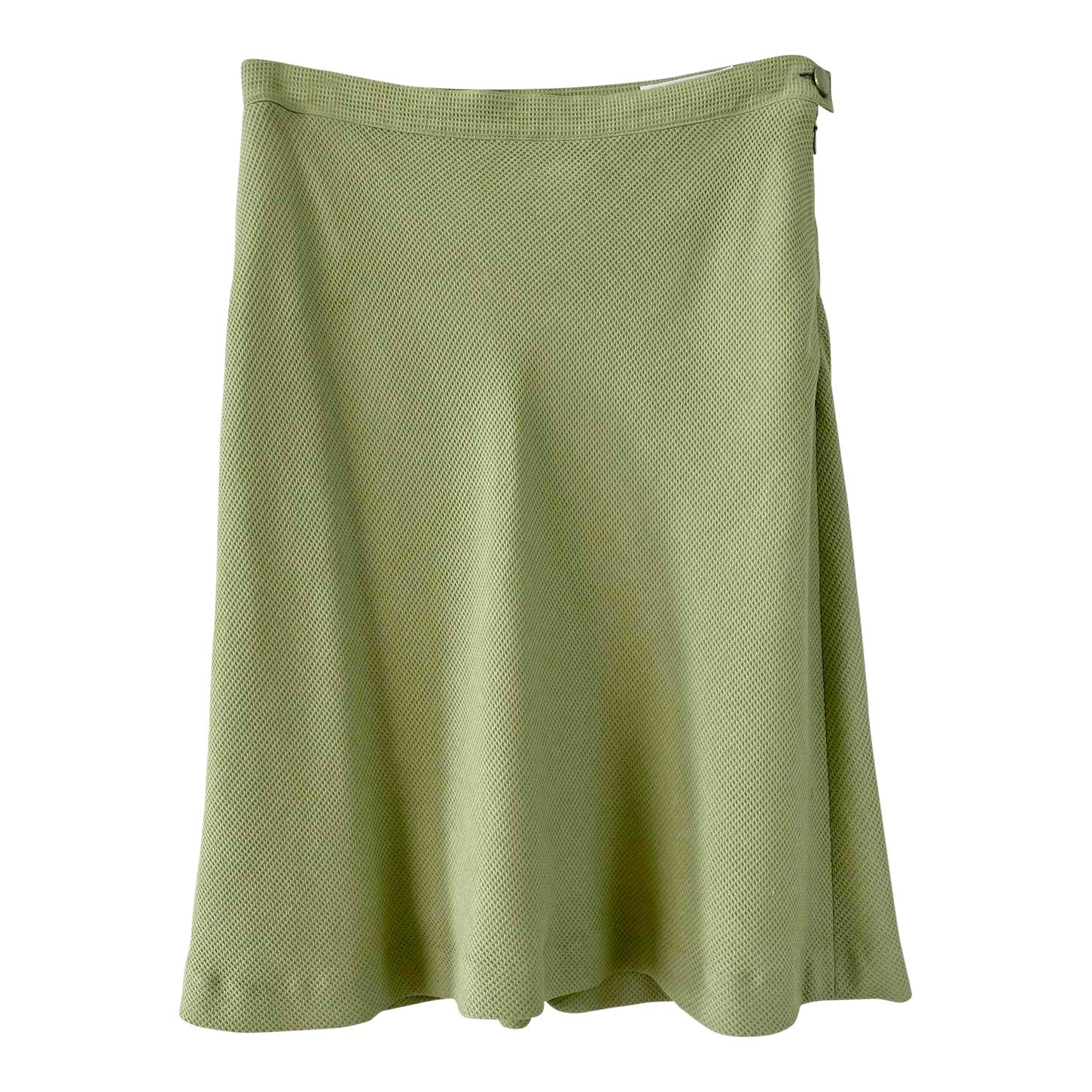 Skirt in flowing wool and viscose