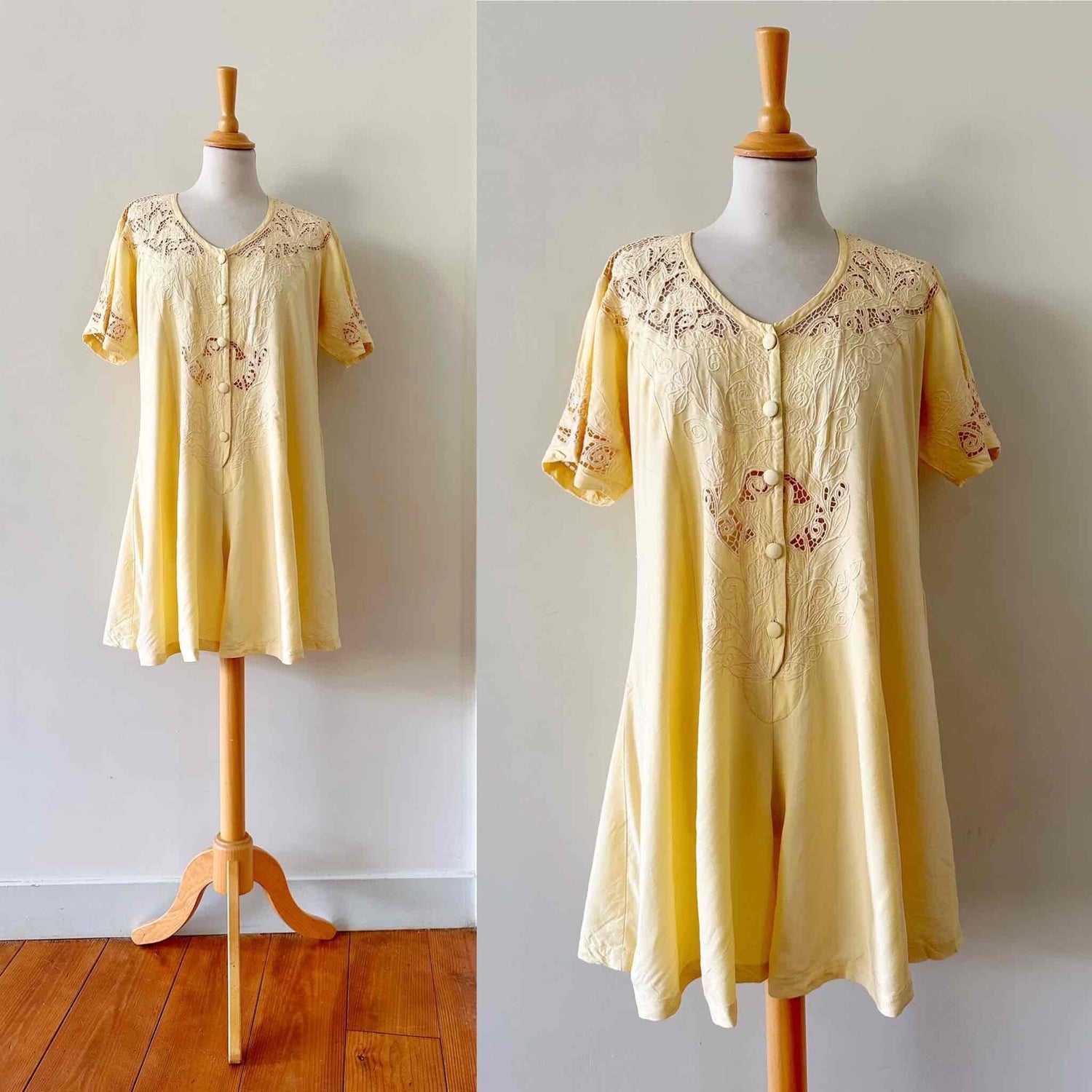 Combi-short en viscose