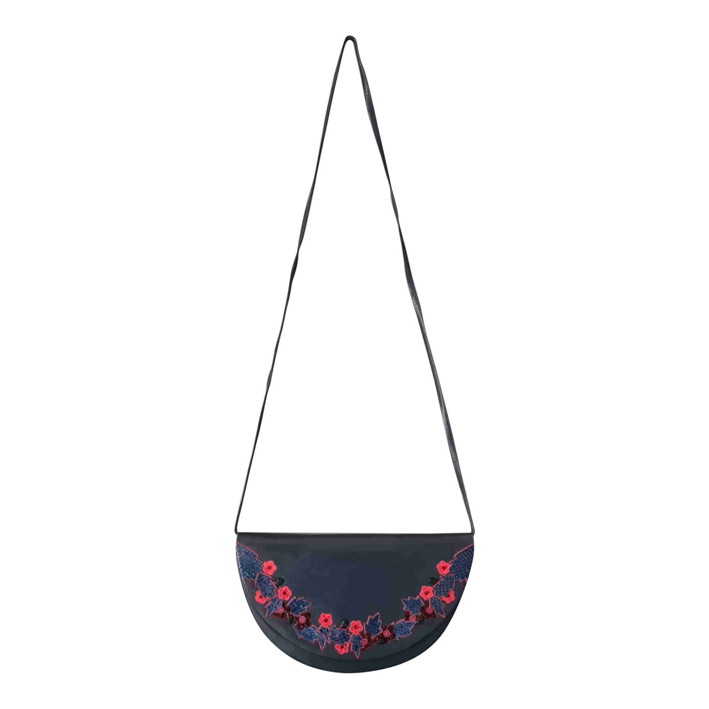 Leather shoulder bag