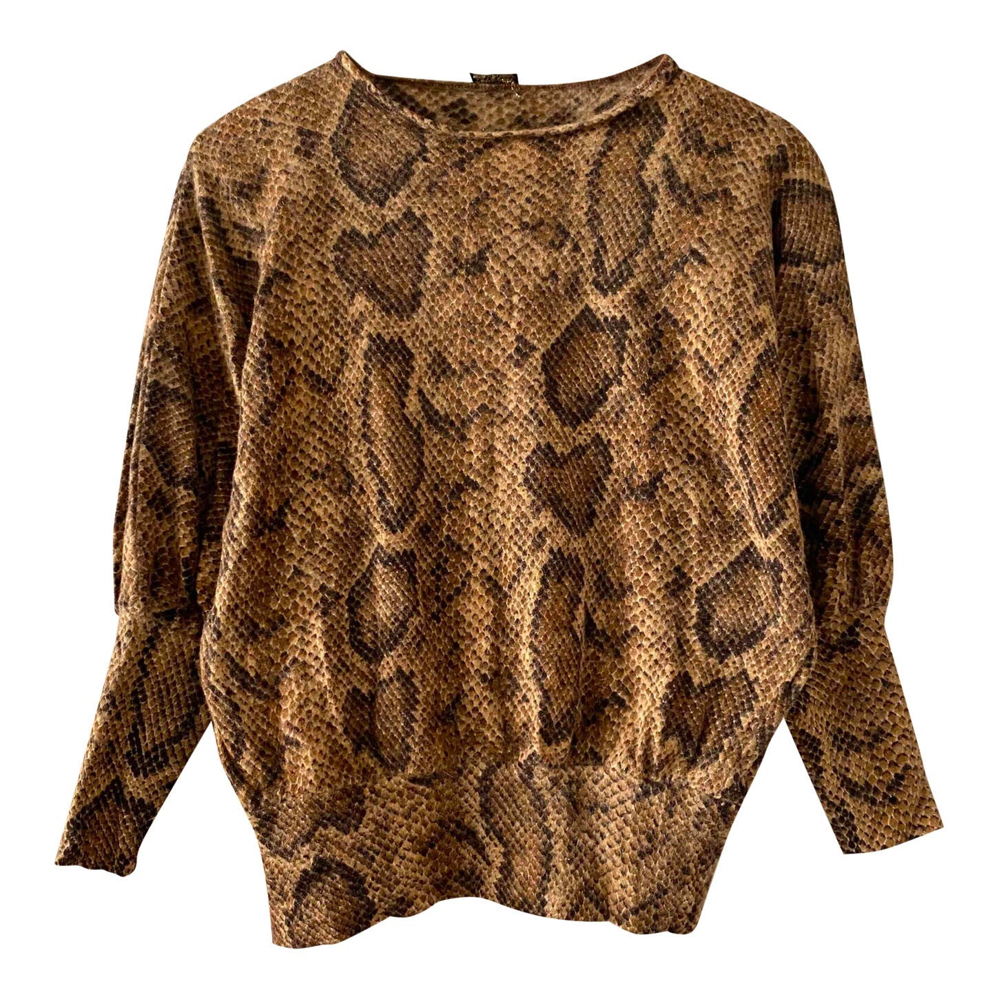 Python print sweater in angora wool
