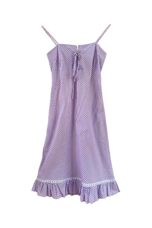 Vichy print nightgown