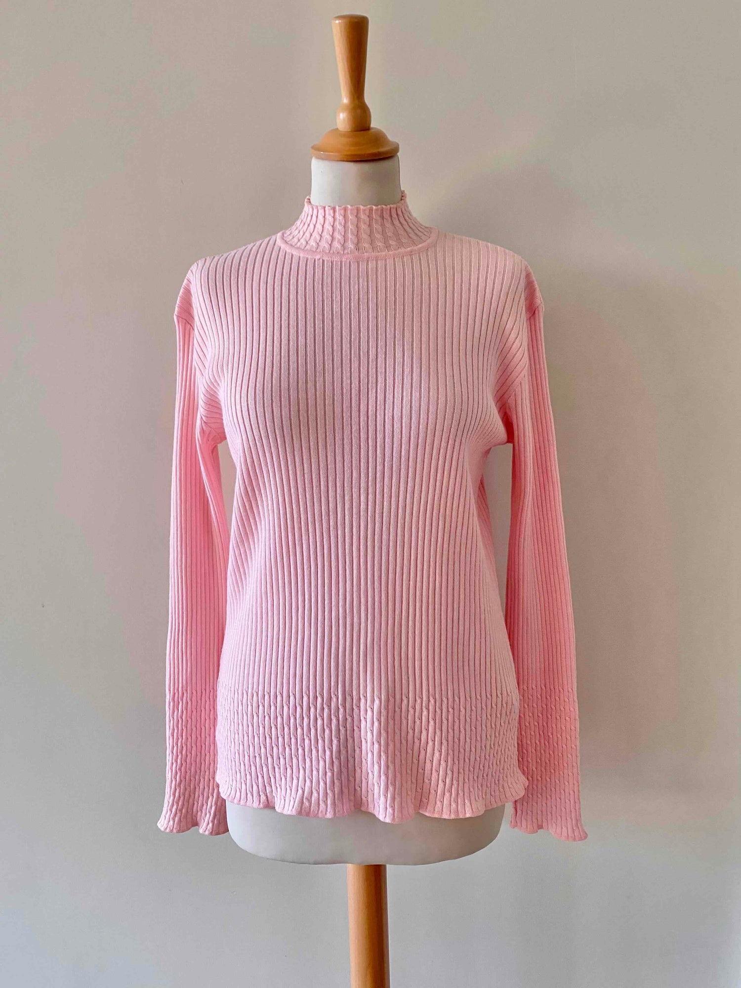 Wool turtleneck sweater