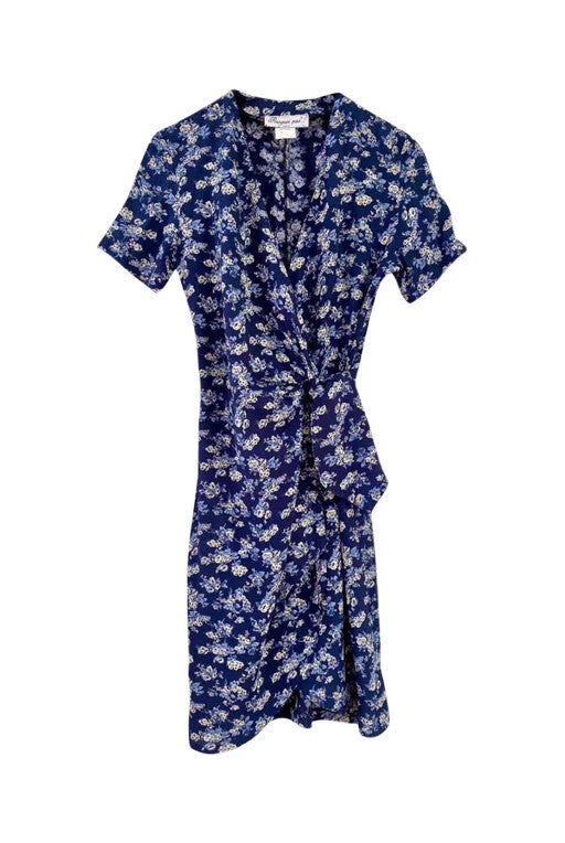 Floral wrap dress