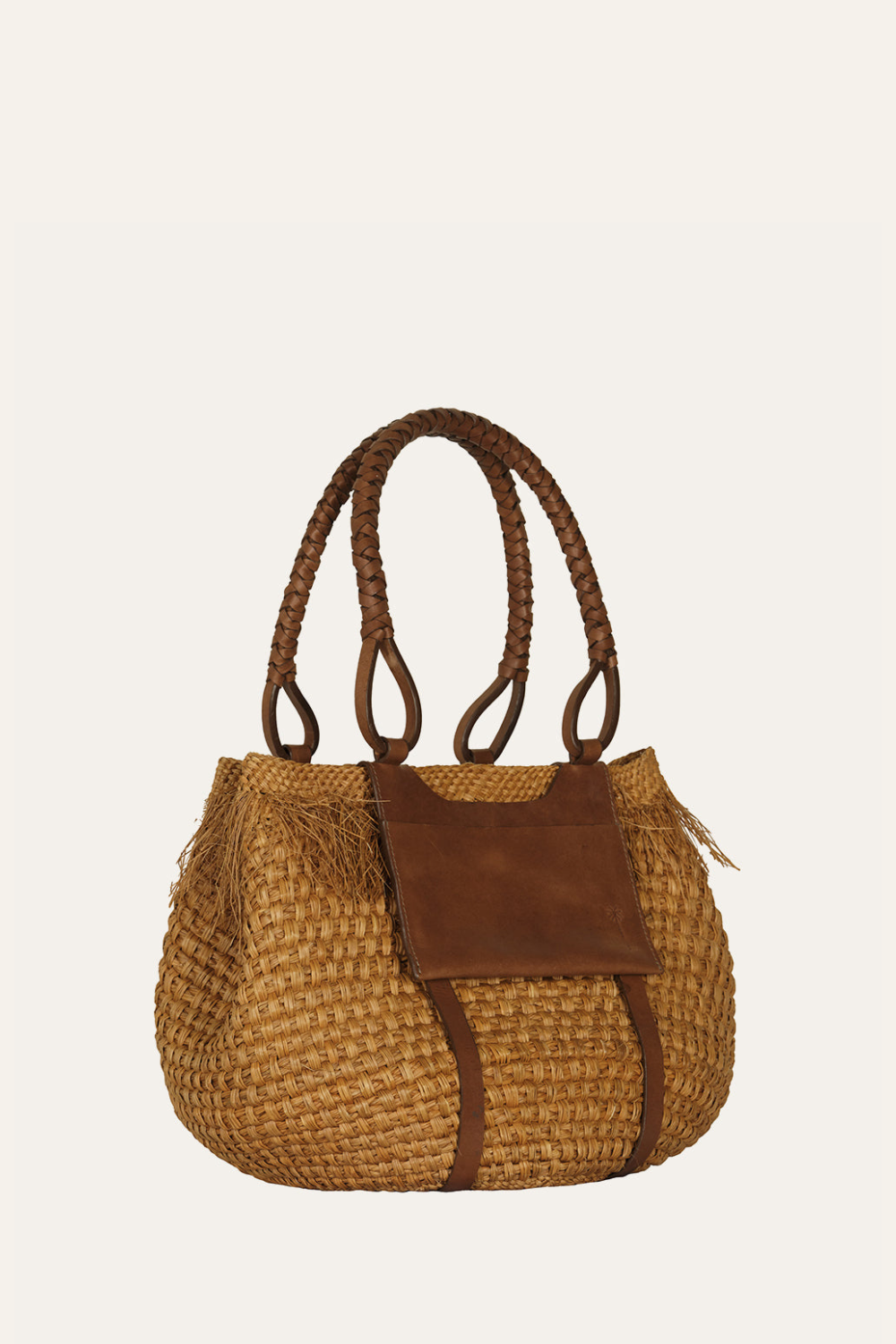 Eclipse Solar Bag in Camel - Johanna Ortiz