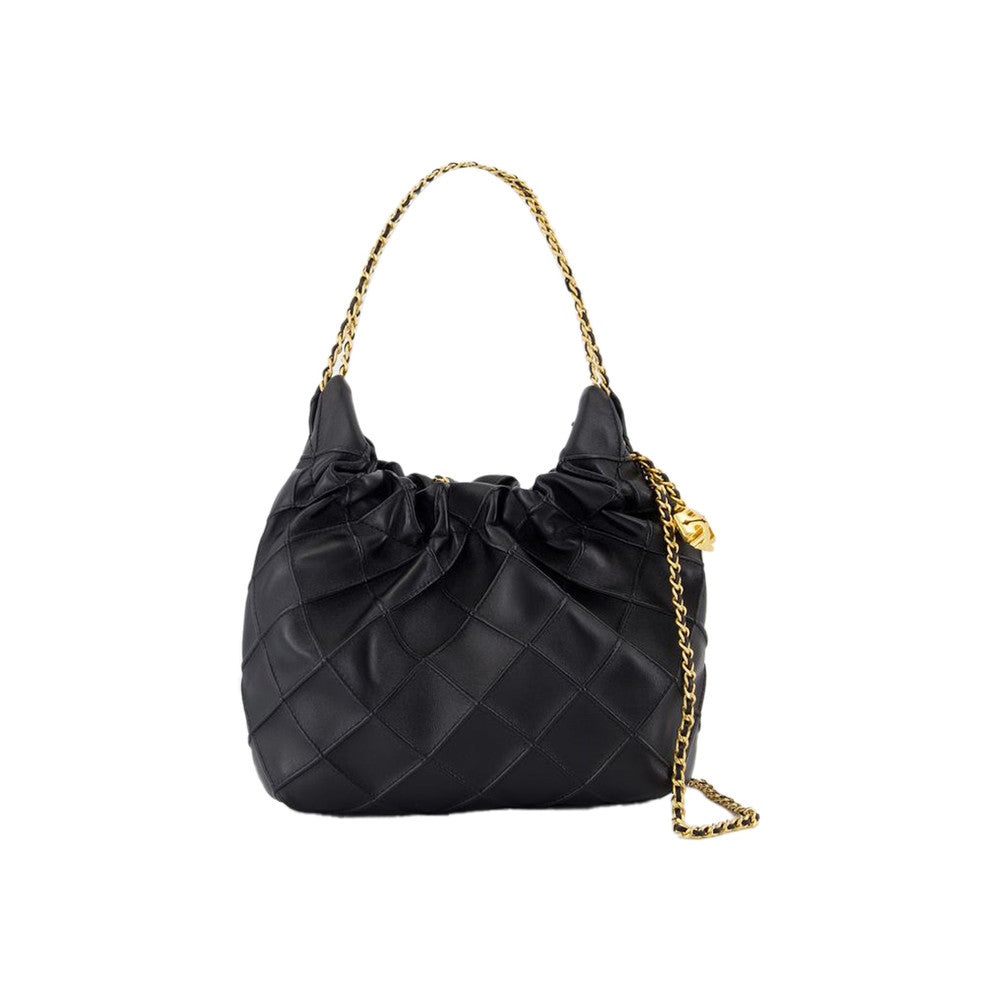 Sac Bandoulière Fleming Mini - Tory Burch - Cuir - Noir