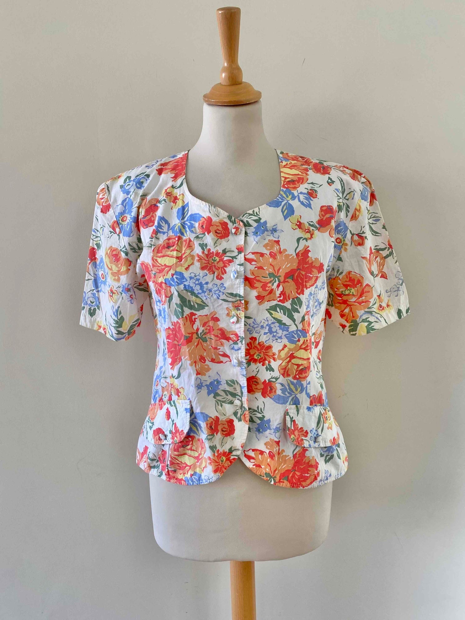 Blouse à fleurs