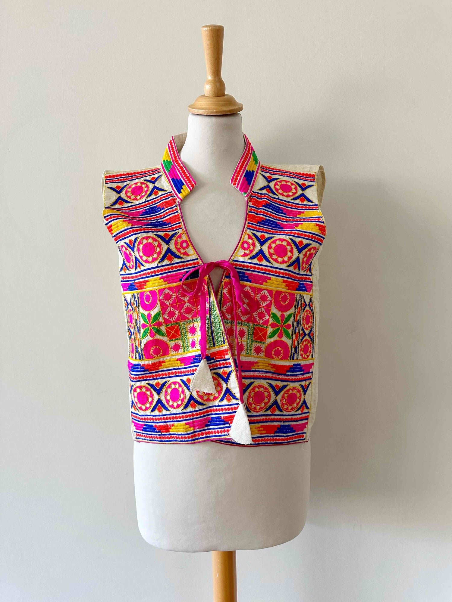 Embroidered vest