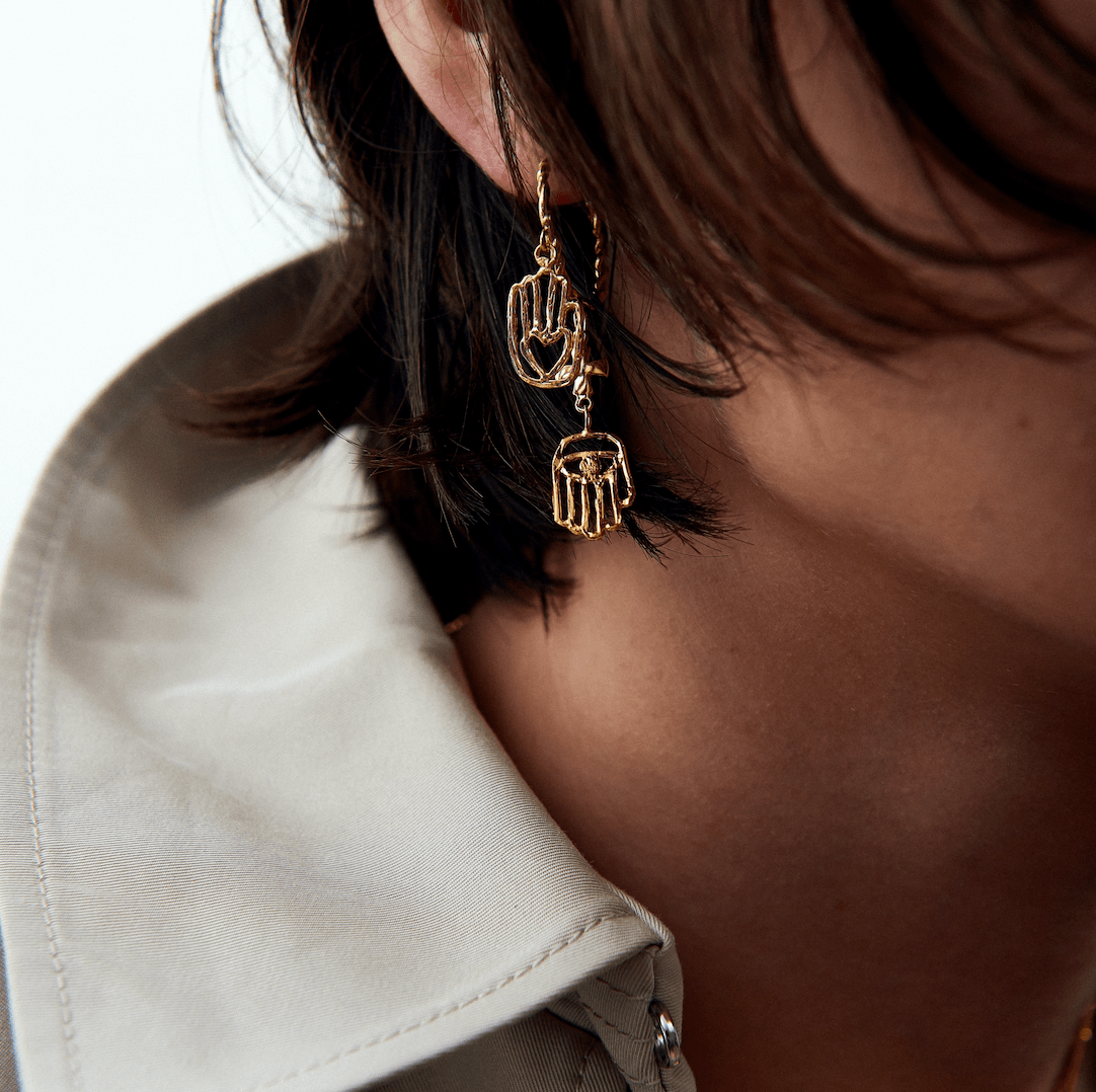 Elise Tsikis Paris Boucles d'oreilles Adany - archive