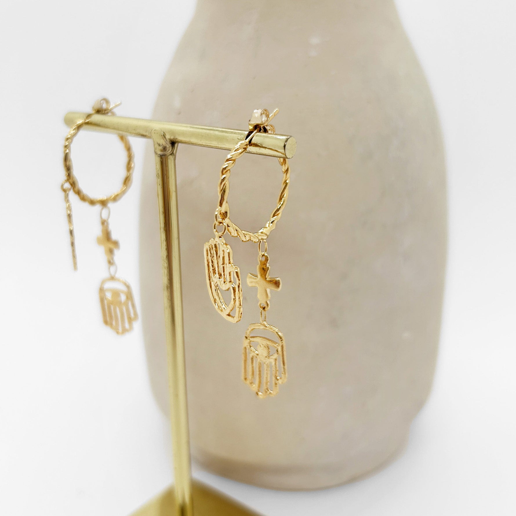 Elise Tsikis Paris Boucles d'oreilles Adany - archive