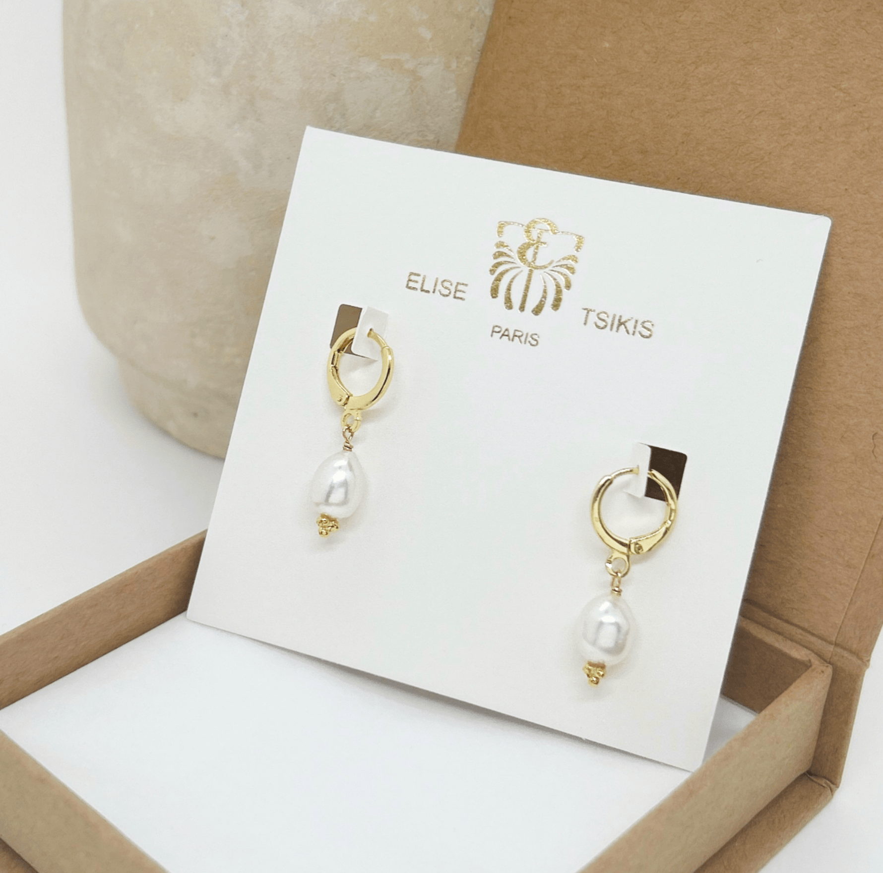 Elise Tsikis Paris Boucles d’oreilles Amista