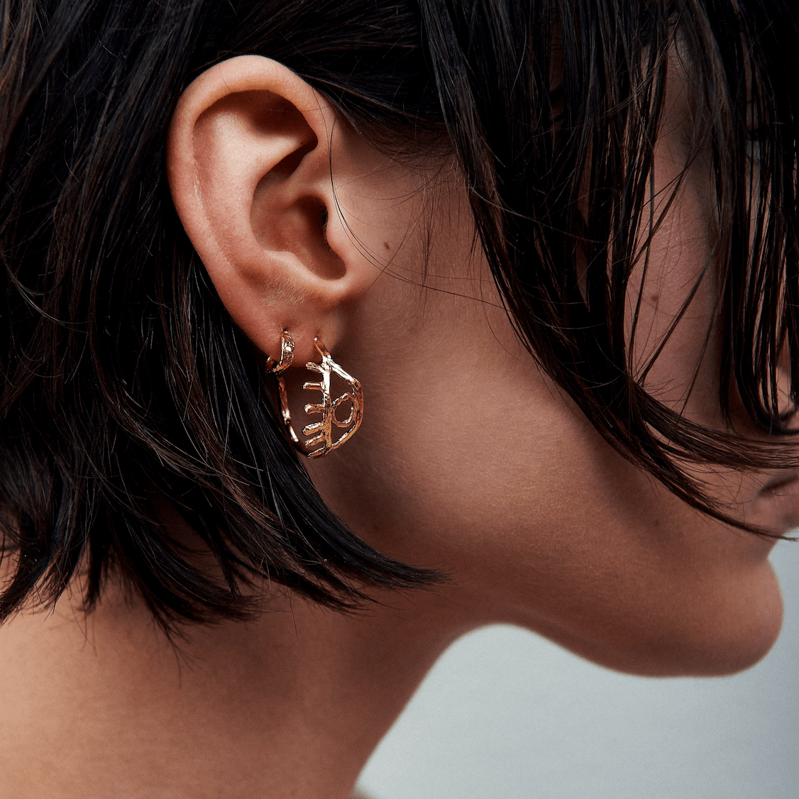Elise Tsikis Paris Boucles d'oreilles Creo