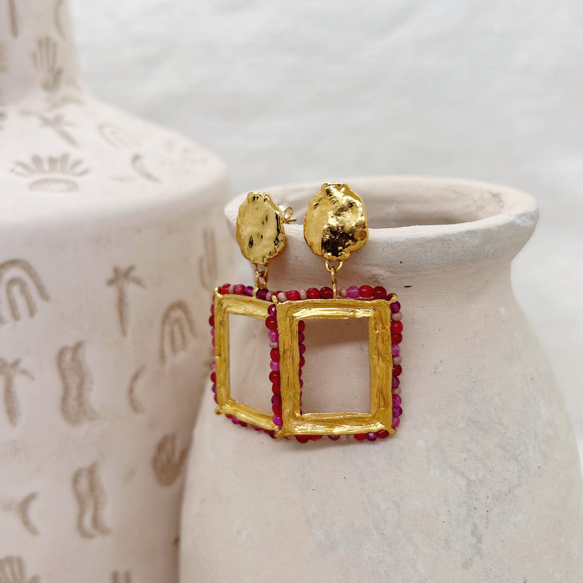 Elise Tsikis Paris Boucles d'oreilles Kampia - archive