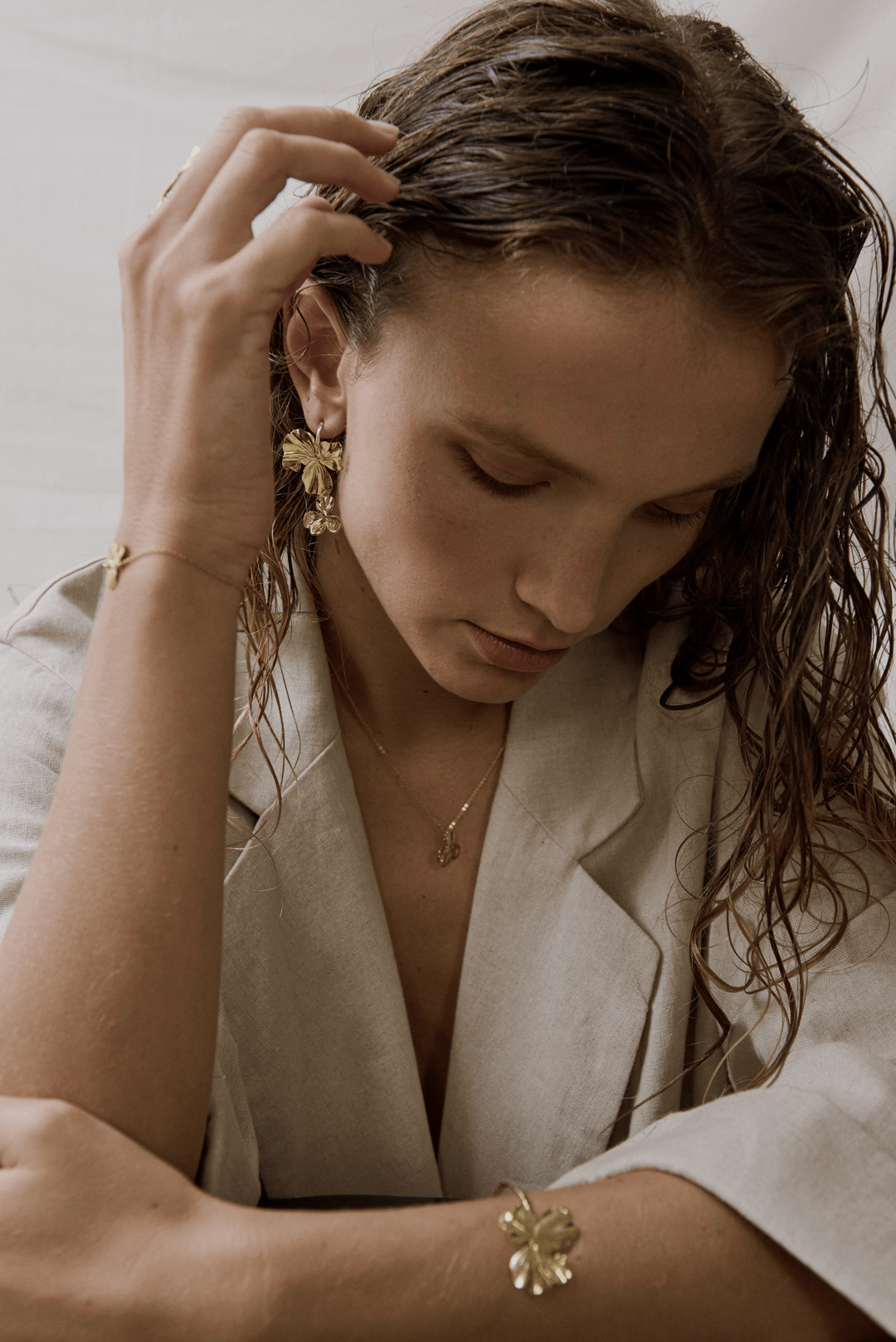 Elise Tsikis Paris Boucles d'oreilles Oréade