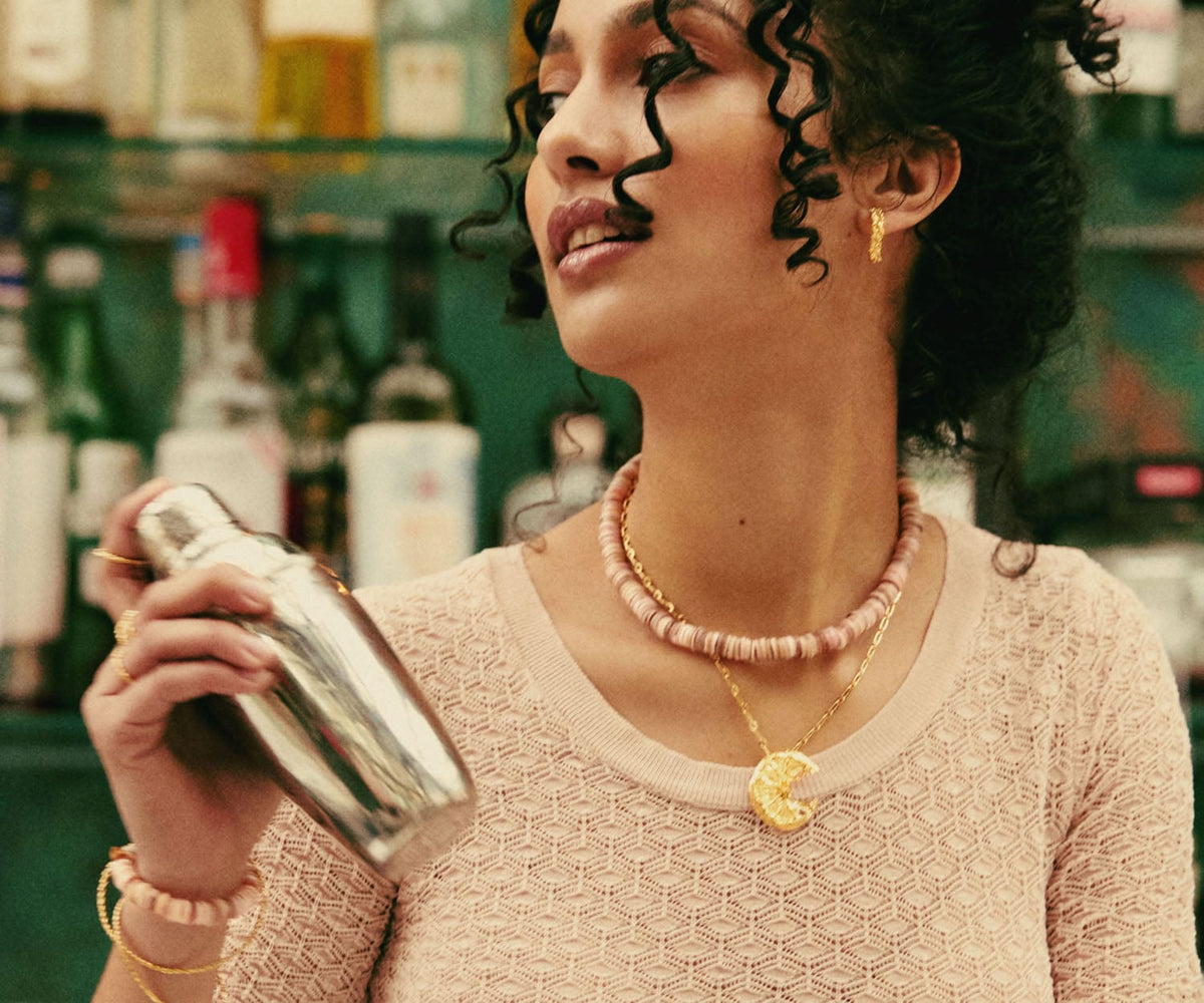 Elise Tsikis Paris Boucles d'oreilles Santa Small