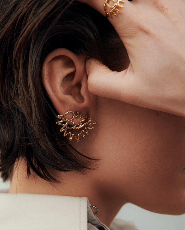 Elise Tsikis Paris Boucles d'oreilles Santeria