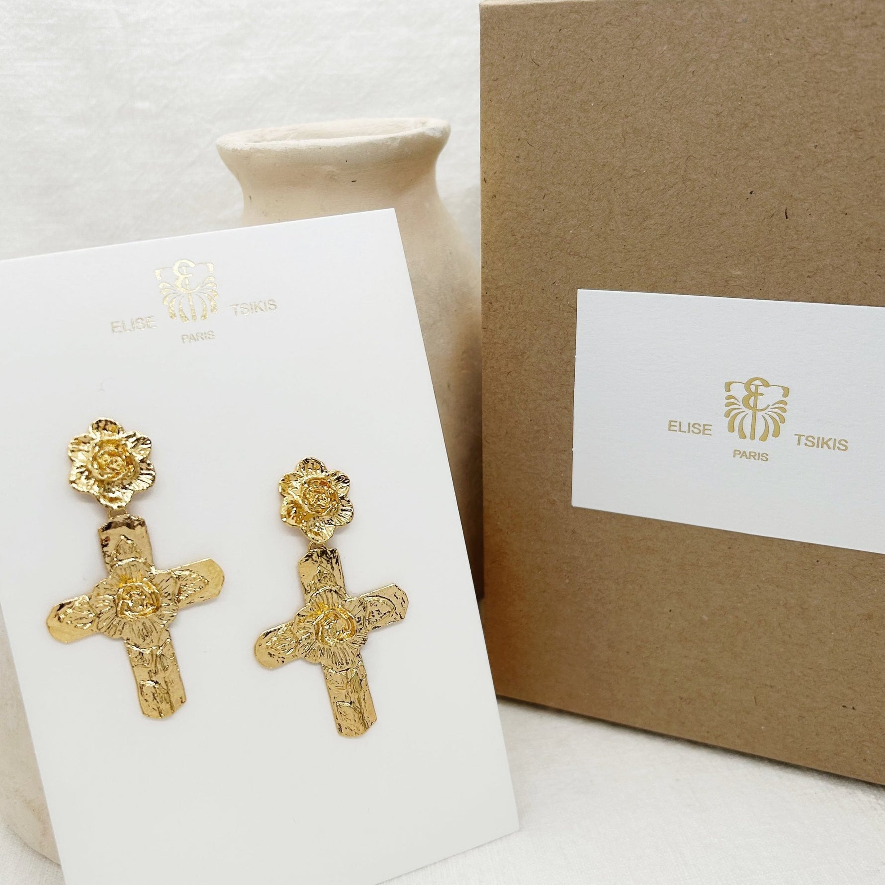 Elise Tsikis Paris Boucles d'oreilles Sian