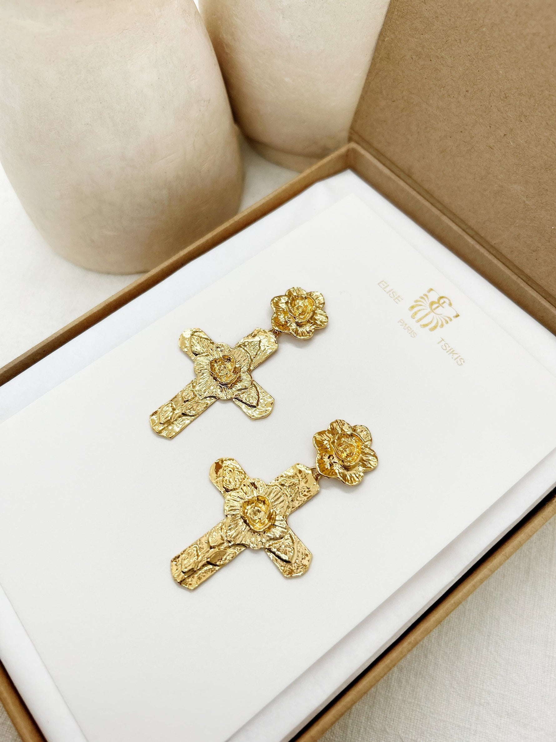 Elise Tsikis Paris Boucles d'oreilles Sian