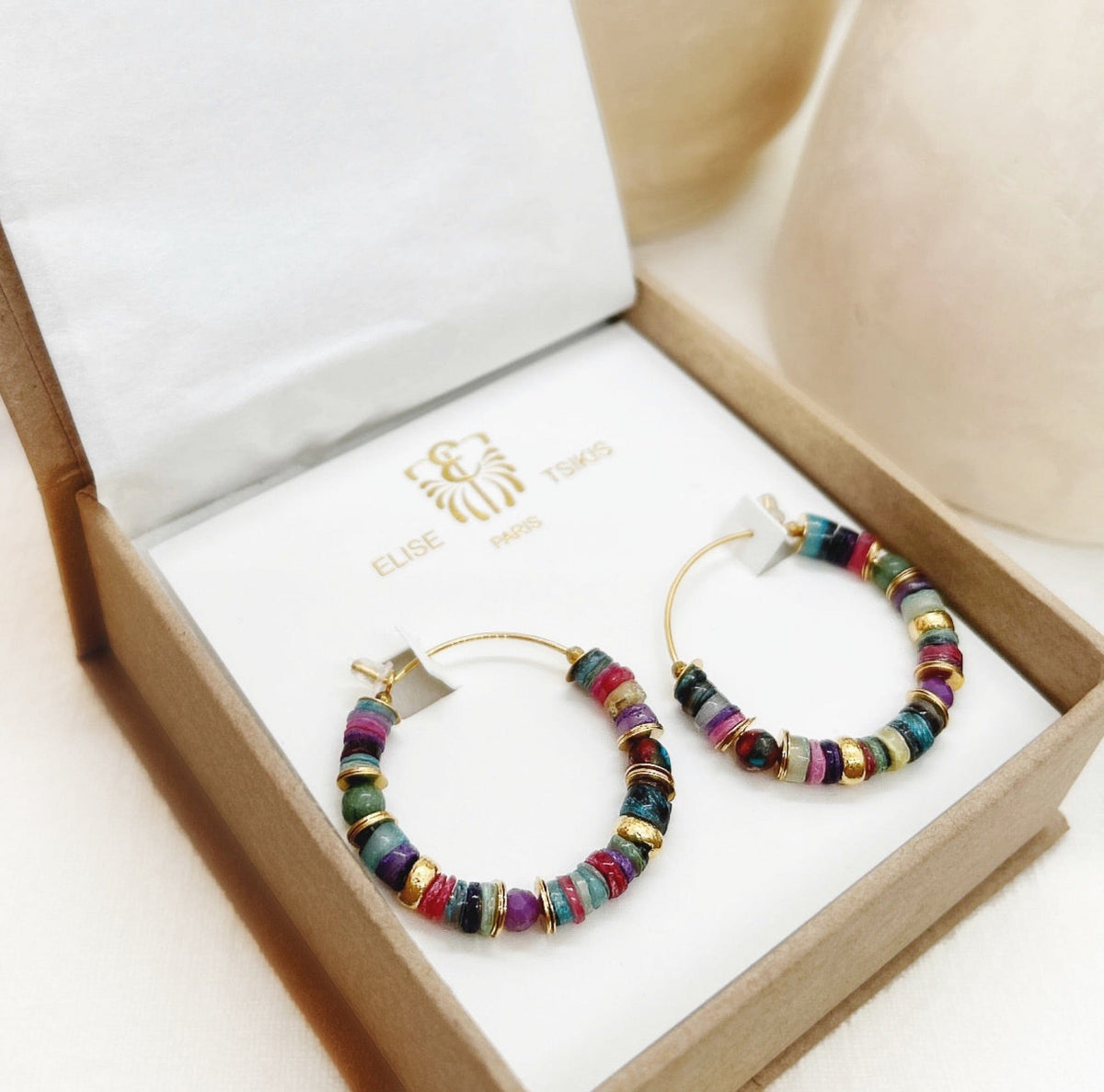 Elise Tsikis Paris Boucles d'oreilles Teglia