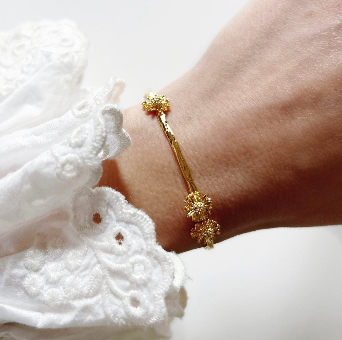 Elise Tsikis Paris Bracelet Jonc Marguerite