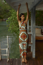 Energetic Patterns Dress - Johanna Ortiz