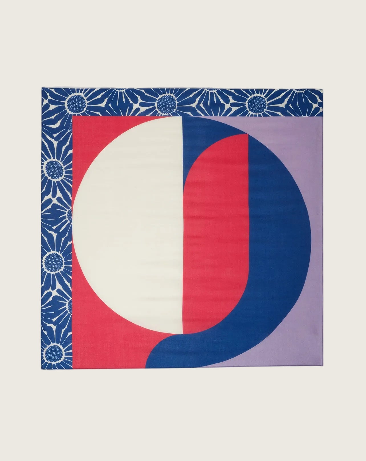 Carré Daisy Et Formes Abstraites - Rose Festival