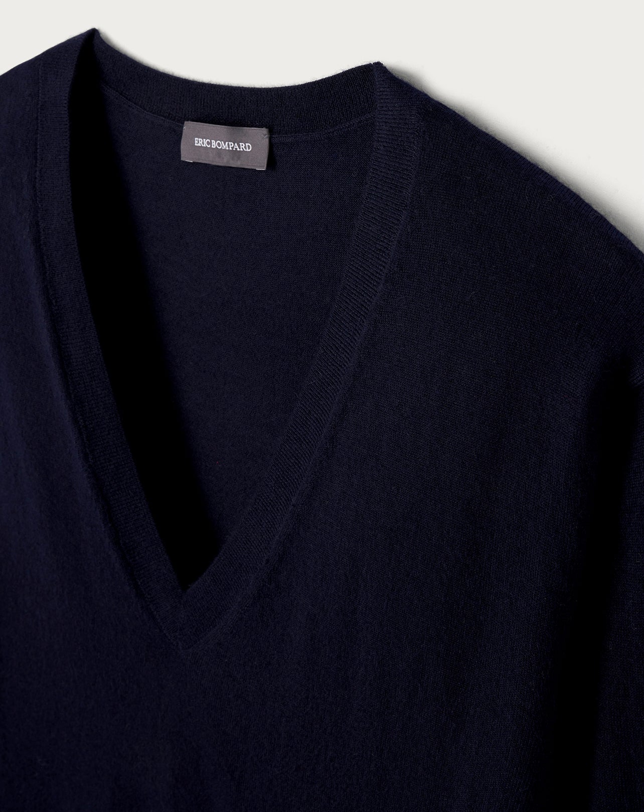 Pull V Ample Femme - Marine