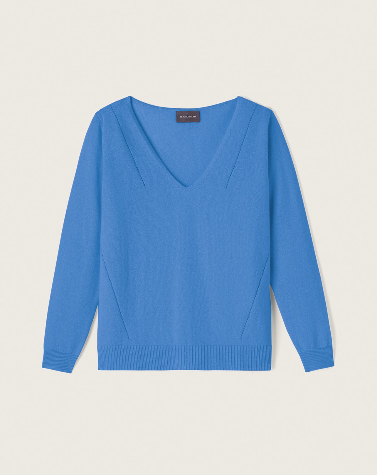 Pull V Ample Femme - Bleu Kinetic