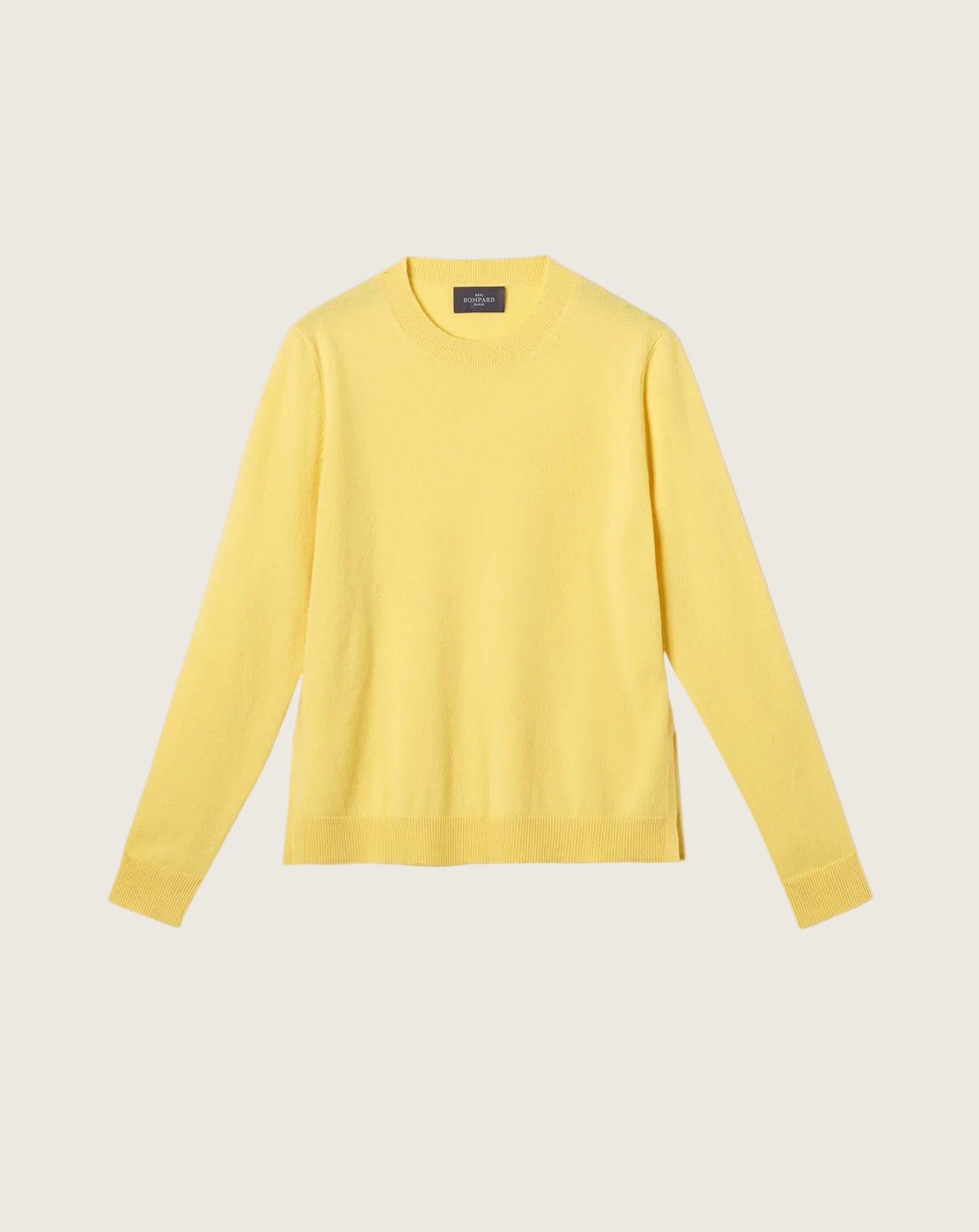 Ras De Cou Ample Femme - Jaune Buvard