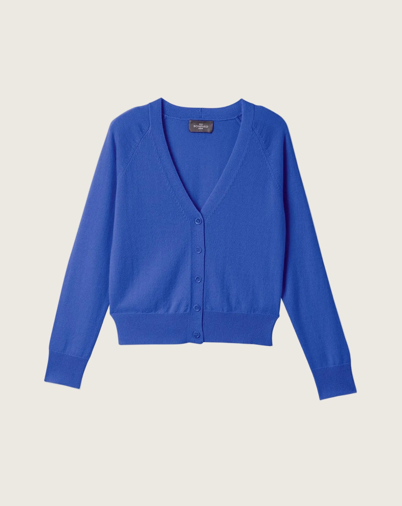 Gilet Manches Raglan Femme - Bleu Pigment