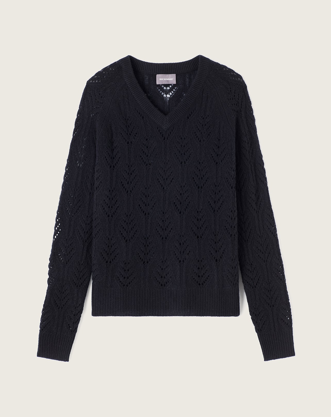 Pull V Ample Femme - Noir