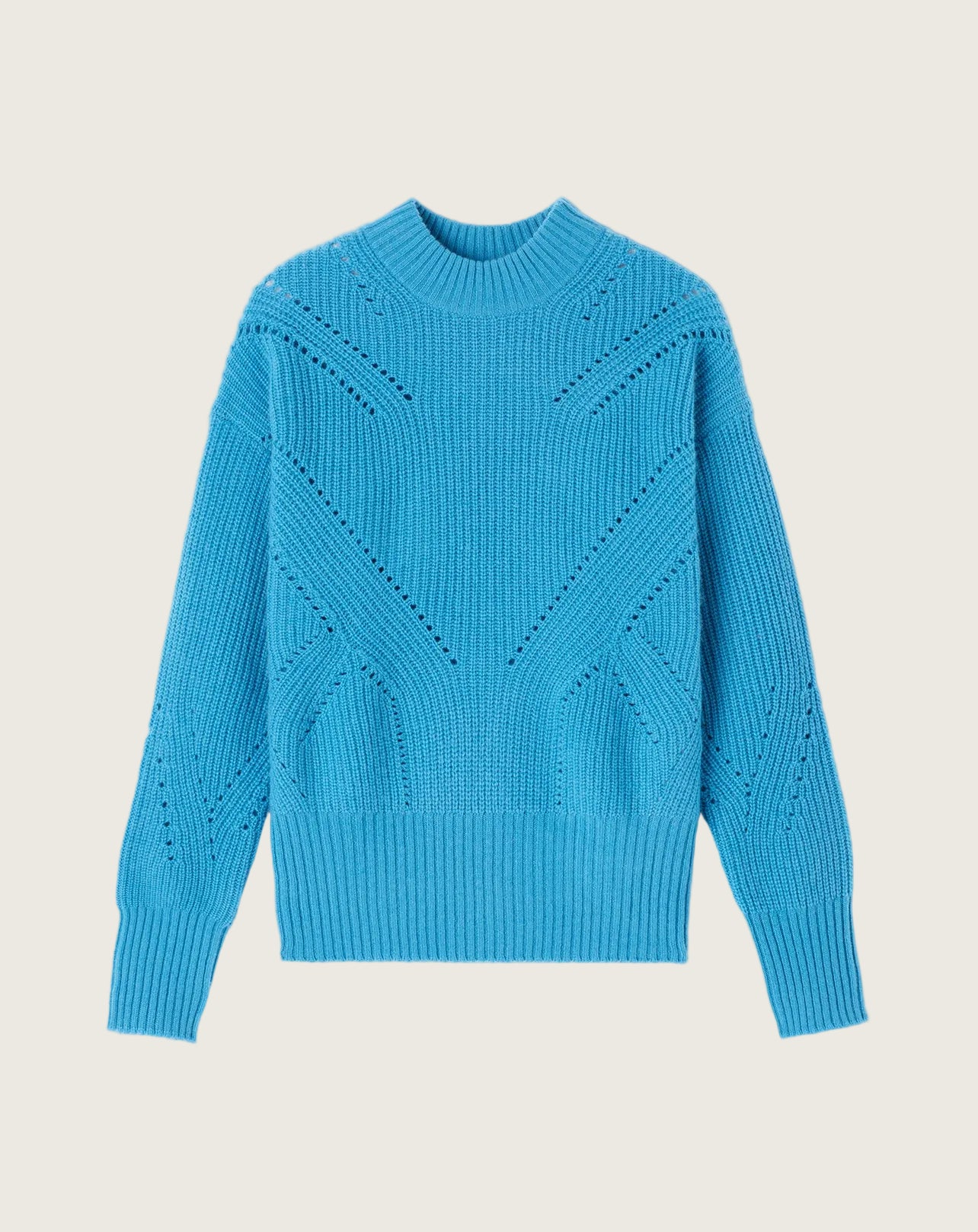 Ras De Cou Ample Femme - Bleu Caldero