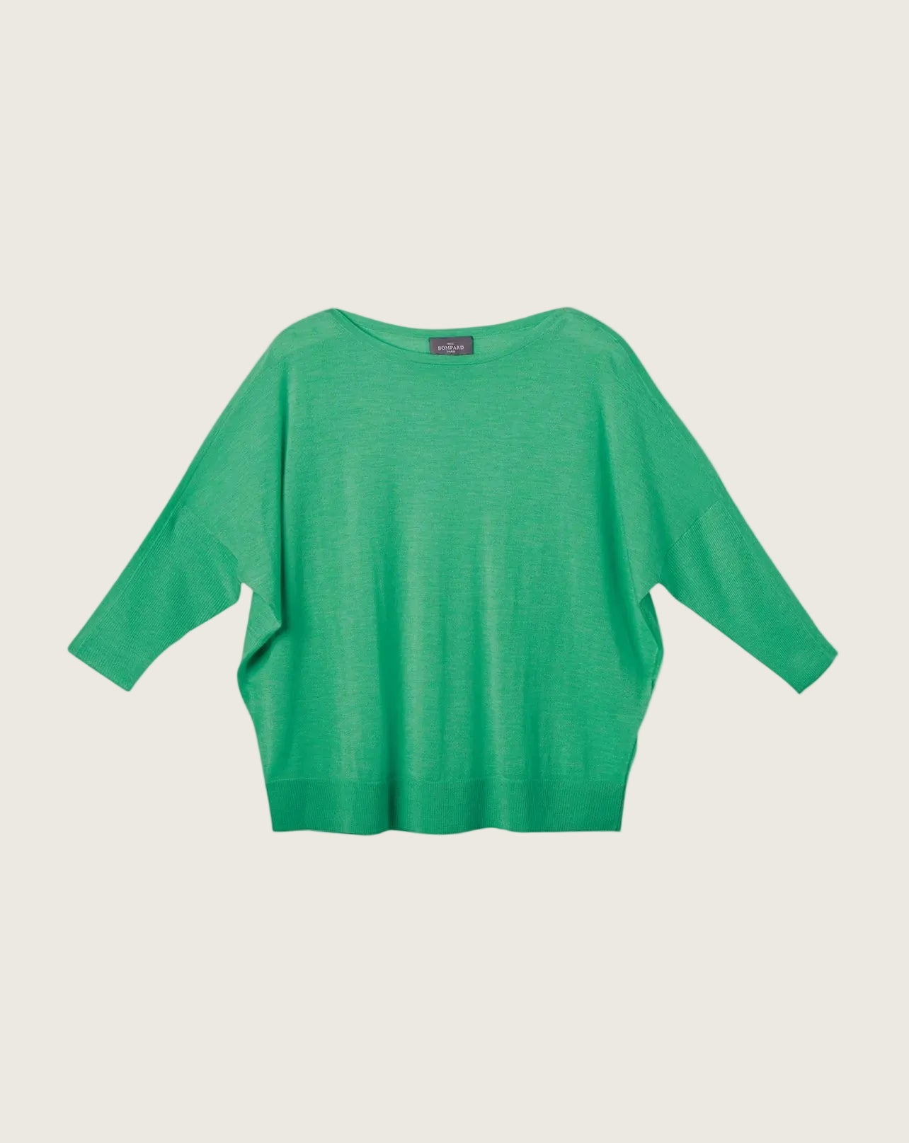 Col Bateau Oversize Femme - Vert Tupper
