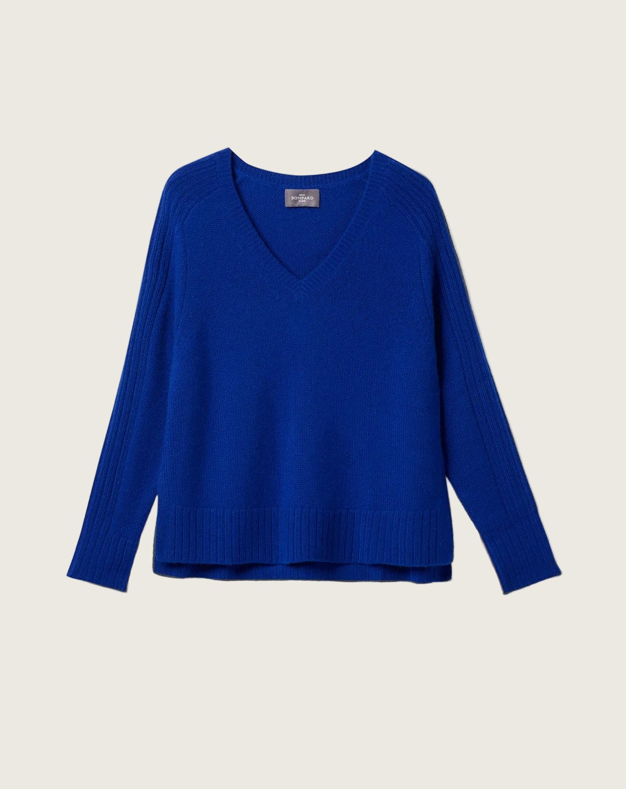 Pull V Ample Femme - Bleu Atlantide